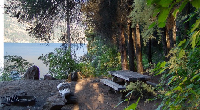 Photo: Campsite on Lake Chelan